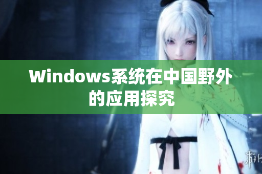 Windows系统在中国野外的应用探究