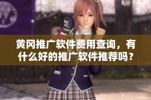黄冈推广软件费用查询，有什么好的推广软件推荐吗？
