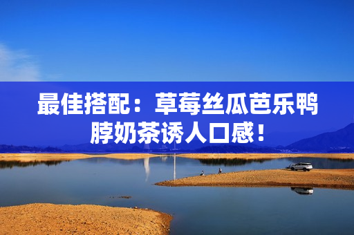 最佳搭配：草莓丝瓜芭乐鸭脖奶茶诱人口感！