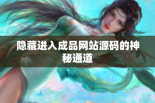 隐藏进入成品网站源码的神秘通道