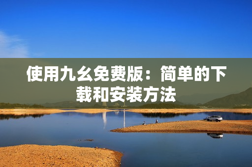使用九幺免费版：简单的下载和安装方法