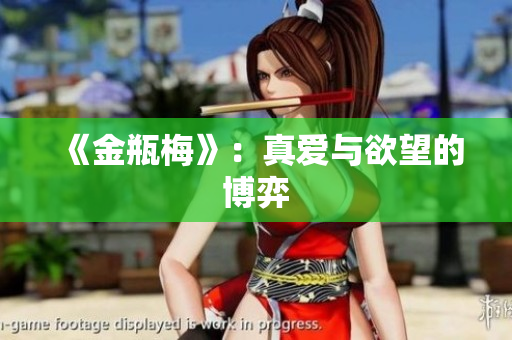 《金瓶梅》：真爱与欲望的博弈