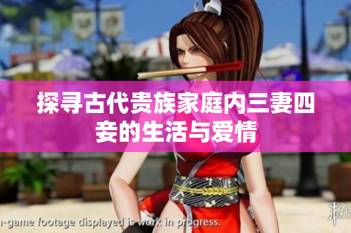 探寻古代贵族家庭内三妻四妾的生活与爱情