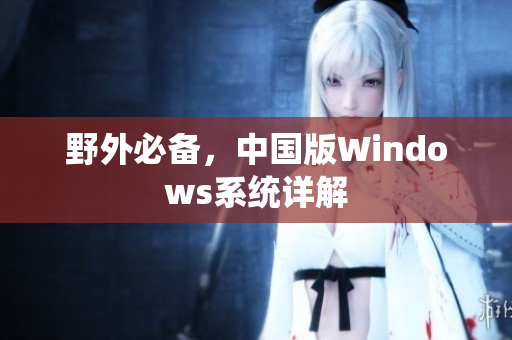 野外必备，中国版Windows系统详解