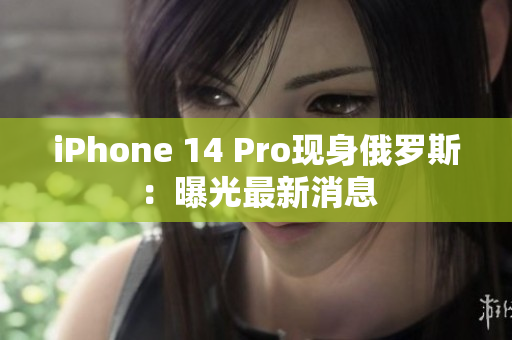 iPhone 14 Pro现身俄罗斯：曝光最新消息