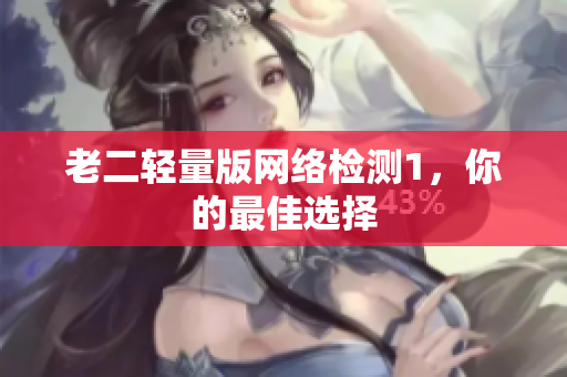 老二轻量版网络检测1，你的最佳选择