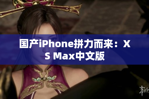 国产iPhone拼力而来：XS Max中文版