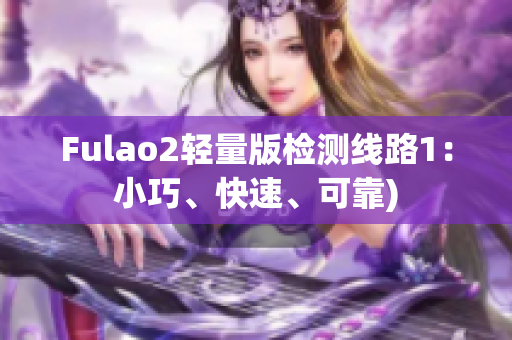 Fulao2轻量版检测线路1：小巧、快速、可靠)