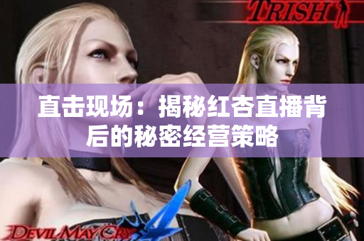 直击现场：揭秘红杏直播背后的秘密经营策略