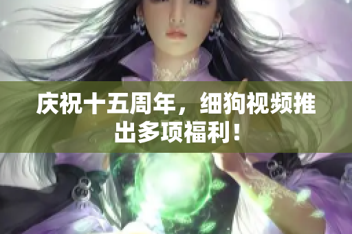 庆祝十五周年，细狗视频推出多项福利！