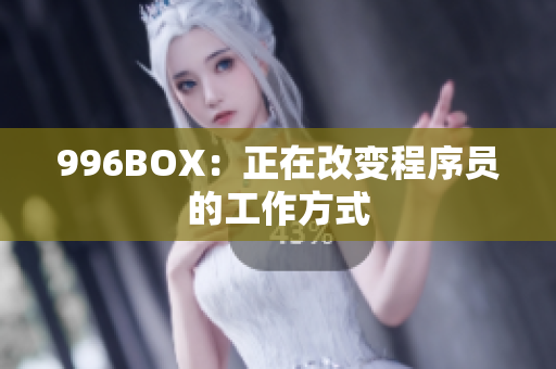 996BOX：正在改变程序员的工作方式