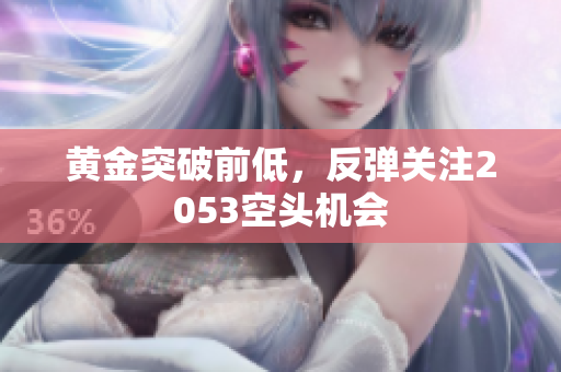 黄金突破前低，反弹关注2053空头机会