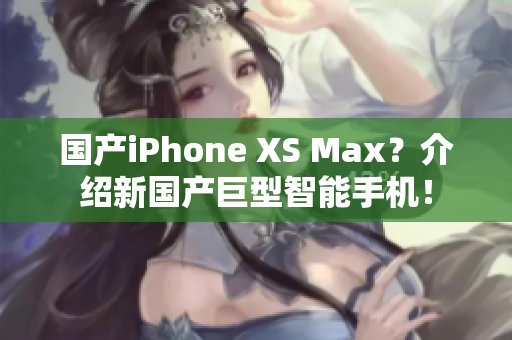国产iPhone XS Max？介绍新国产巨型智能手机！