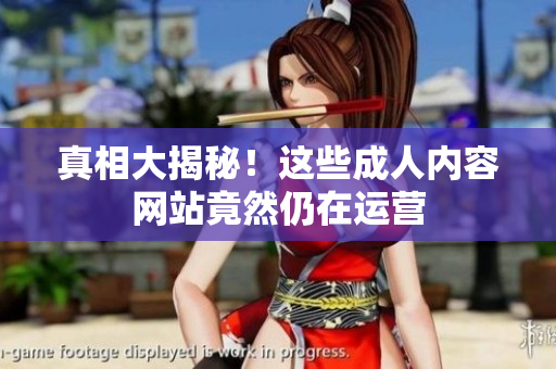 真相大揭秘！这些成人内容网站竟然仍在运营