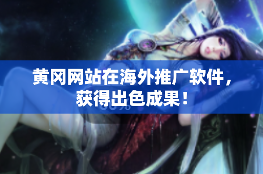 黄冈网站在海外推广软件，获得出色成果！