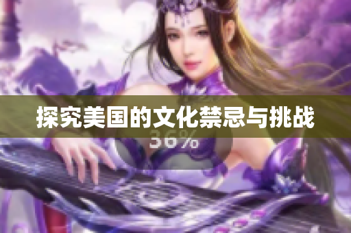 探究美国的文化禁忌与挑战