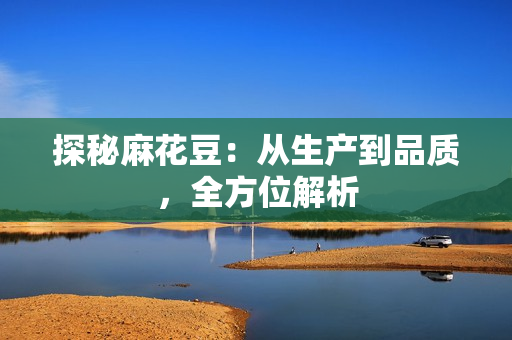 探秘麻花豆：从生产到品质，全方位解析