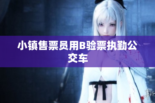 小镇售票员用B验票执勤公交车