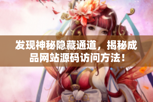 发现神秘隐藏通道，揭秘成品网站源码访问方法！