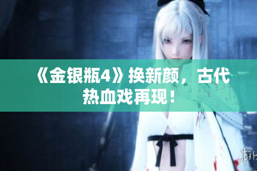 《金银瓶4》换新颜，古代热血戏再现！