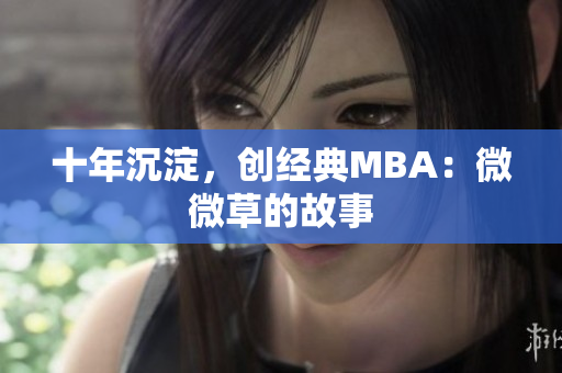 十年沉淀，创经典MBA：微微草的故事