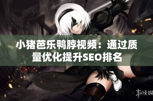 小猪芭乐鸭脖视频：通过质量优化提升SEO排名