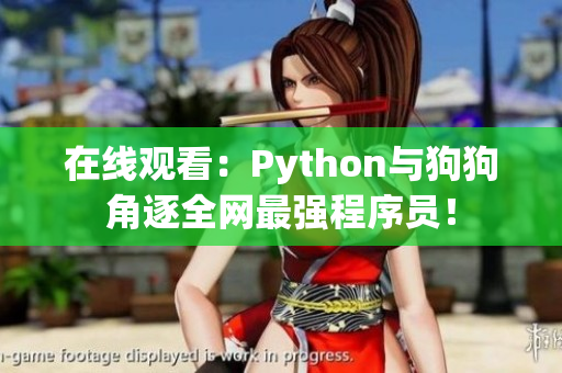 在线观看：Python与狗狗角逐全网最强程序员！