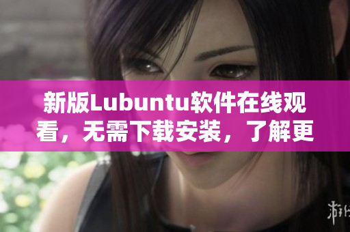 新版Lubuntu软件在线观看，无需下载安装，了解更多请点击。