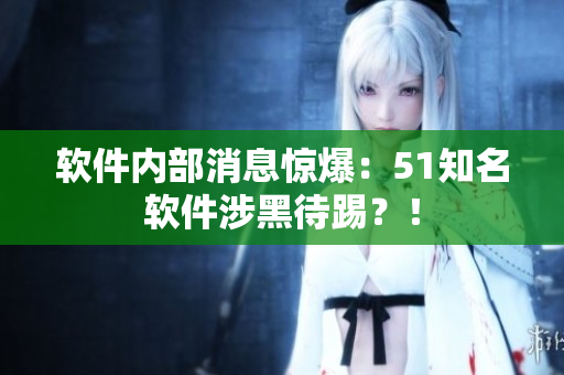 软件内部消息惊爆：51知名软件涉黑待踢？！