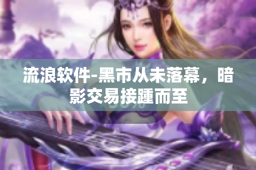 流浪软件-黑市从未落幕，暗影交易接踵而至