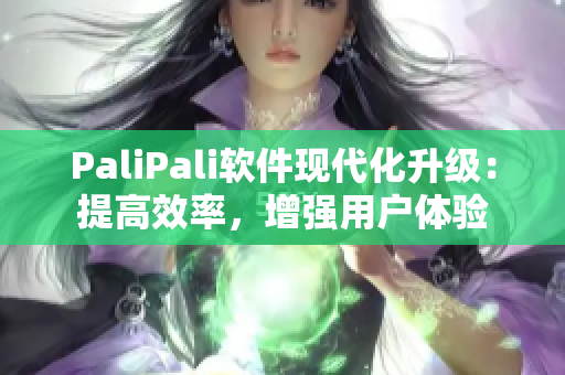 PaliPali软件现代化升级：提高效率，增强用户体验