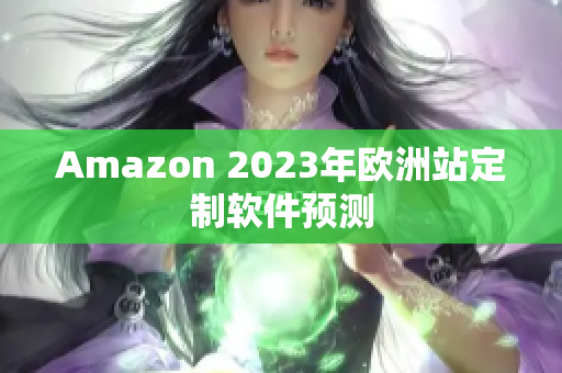 Amazon 2023年欧洲站定制软件预测