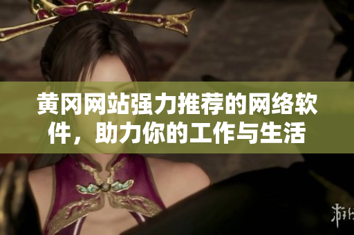 黄冈网站强力推荐的网络软件，助力你的工作与生活