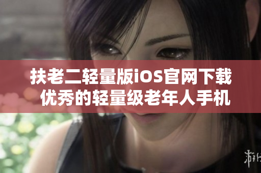 扶老二轻量版iOS官网下载  优秀的轻量级老年人手机助手