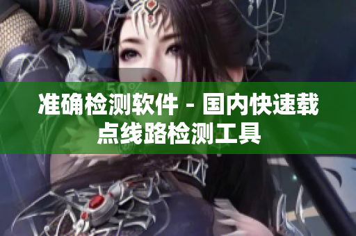 准确检测软件 - 国内快速载点线路检测工具