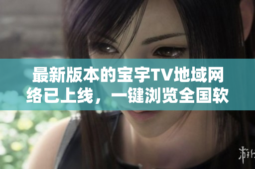 最新版本的宝宇TV地域网络已上线，一键浏览全国软件资源！