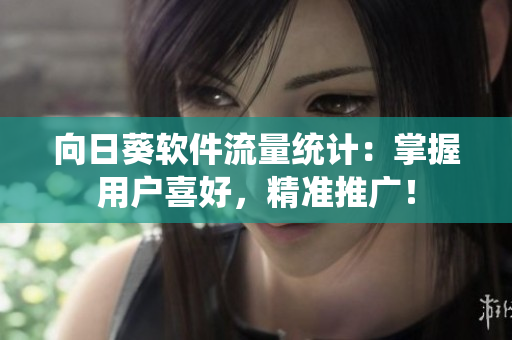 向日葵软件流量统计：掌握用户喜好，精准推广！