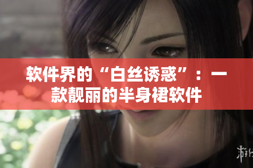 软件界的“白丝诱惑”：一款靓丽的半身裙软件
