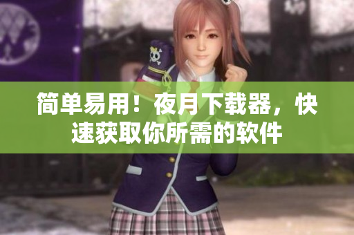 简单易用！夜月下载器，快速获取你所需的软件