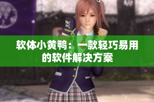 软体小黄鸭：一款轻巧易用的软件解决方案