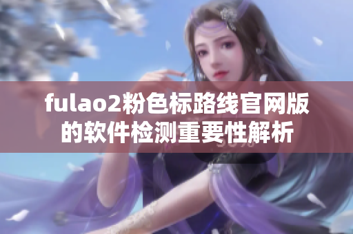 fulao2粉色标路线官网版的软件检测重要性解析