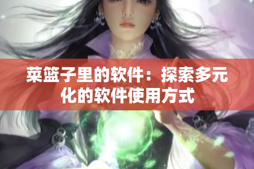 菜篮子里的软件：探索多元化的软件使用方式