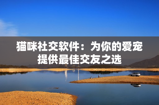 猫咪社交软件：为你的爱宠提供最佳交友之选
