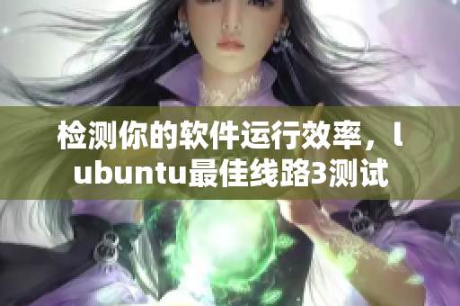 检测你的软件运行效率，lubuntu最佳线路3测试