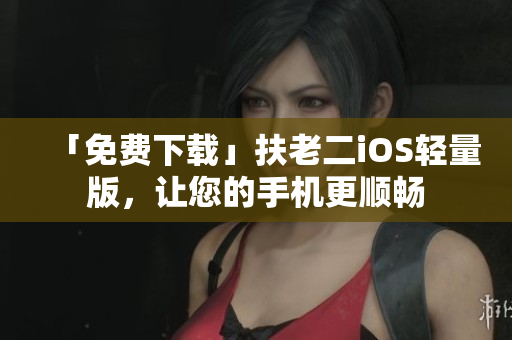 「免费下载」扶老二iOS轻量版，让您的手机更顺畅