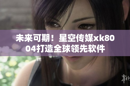 未来可期！星空传媒xk8004打造全球领先软件