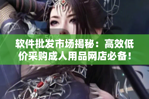 软件批发市场揭秘：高效低价采购成人用品网店必备！
