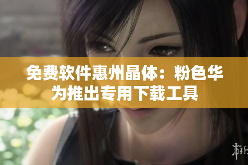 免费软件惠州晶体：粉色华为推出专用下载工具