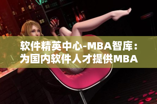 软件精英中心-MBA智库：为国内软件人才提供MBA教育培训