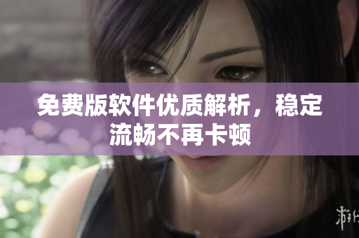 免费版软件优质解析，稳定流畅不再卡顿